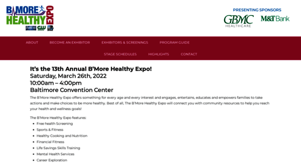 bmorehealthyexpo.com