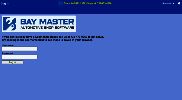 bmweb.bay-master.com - Log in - Bay-masteR - Bmweb Bay MasteR