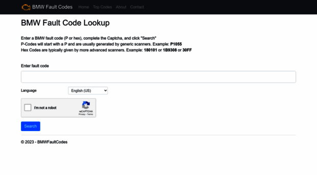 bmwfault.codes