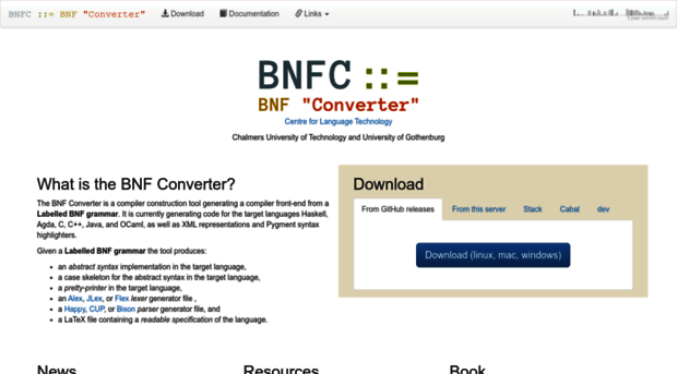 bnfc.digitalgrammars.com