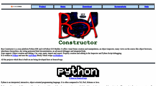 boa-constructor.sourceforge.net