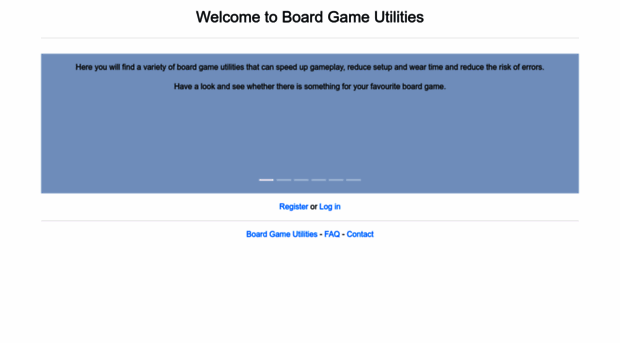boardgameutilities.com