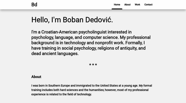 bobandedovic.com