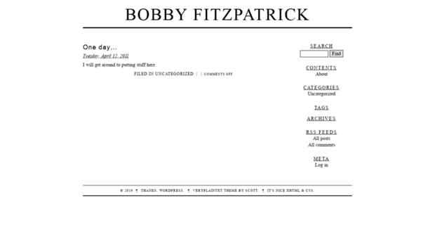 bobbyfitzpatrick.com