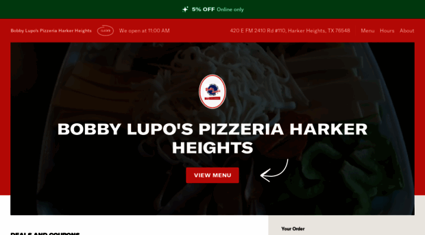 bobbylupospizza.com