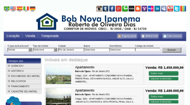 bobnovaipanema.com.br