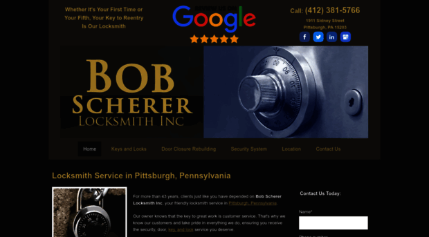bobschererlocksmith.com