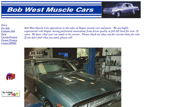 bobwestmusclecars.com