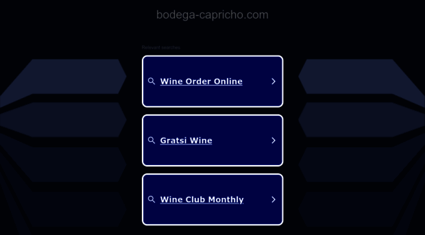 bodega-capricho.com