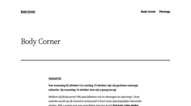 bodycorner.nl