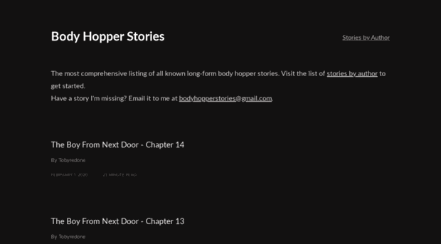 bodyhopperstories.com