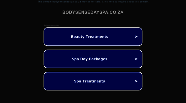 bodysensedayspa.co.za