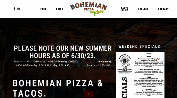 bohemianpizza.com