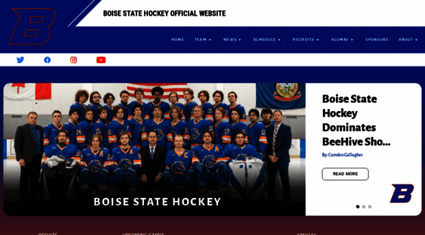 boisestatehockeyclub.com