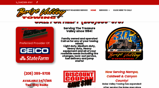 boisevalleytowing.com