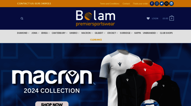 bolampremiersportswear.co.uk