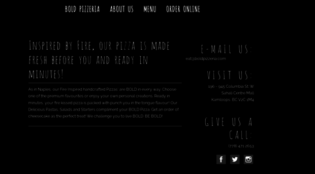 boldpizzeria.com