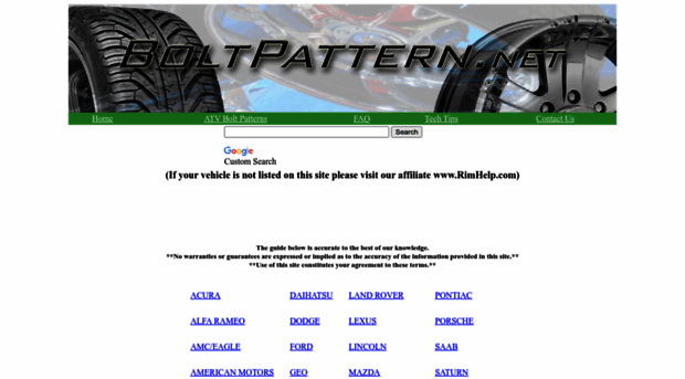 boltpattern.net