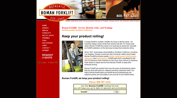 bomanforklift.com