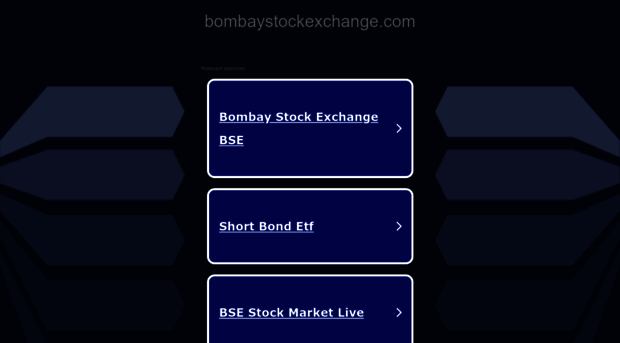 bombaystockexchange.com