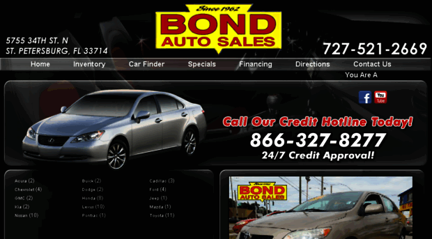 bondautosalesstpete.com