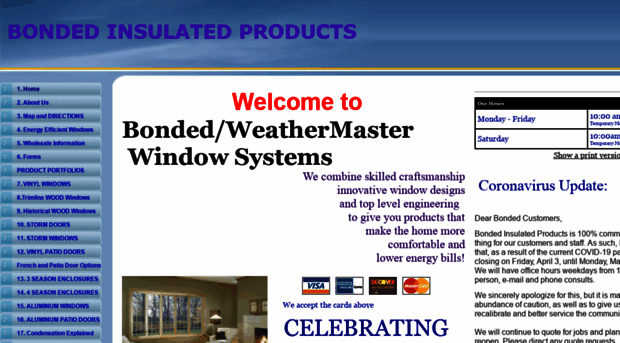 bondedwindows.com