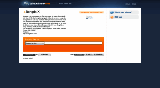 bongdax.idea.informer.com