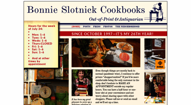 bonnieslotnickcookbooks.com