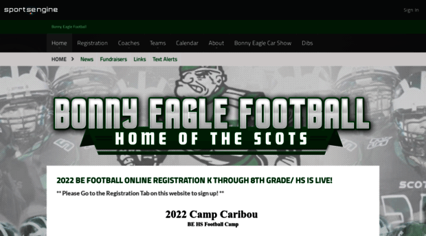 bonnyeaglefootball.com