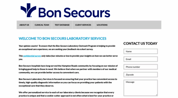 bonsecourslaboratoryservices.com