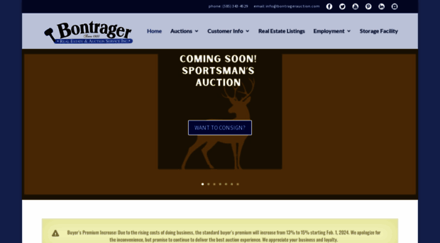 bontragerauction.com