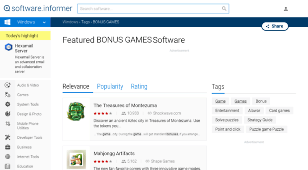 bonus-games.software.informer.com