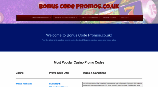 bonuscodepromos.co.uk