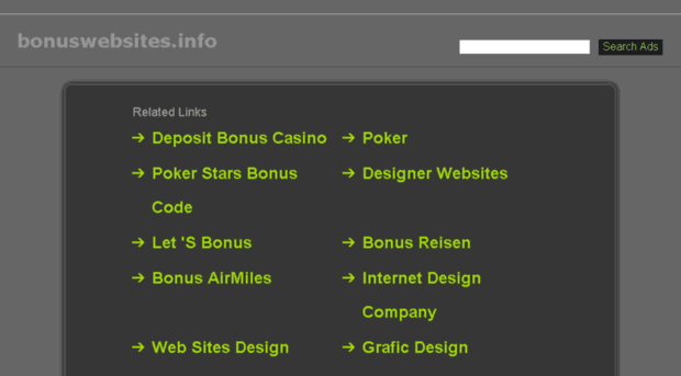 bonuswebsites.info