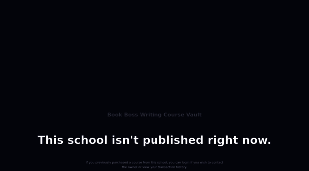 bookboss-writingcourse-vault.teachable.com