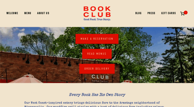 bookclubrestaurant.com