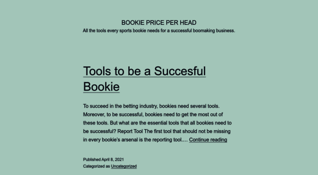 bookiepriceperhead.com