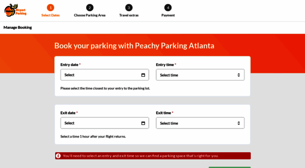 booking.peachyairportparking.com