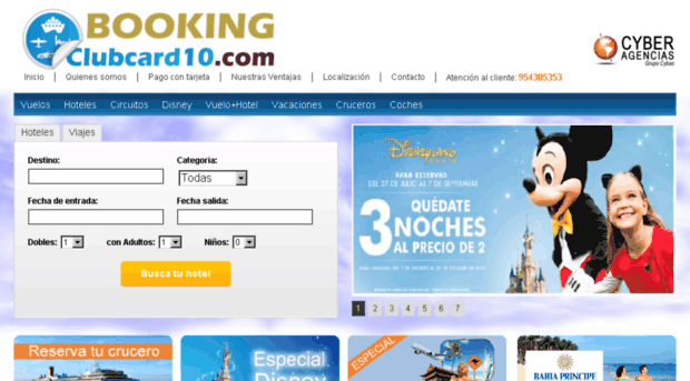 bookingclubcard10.cyberagencias.com