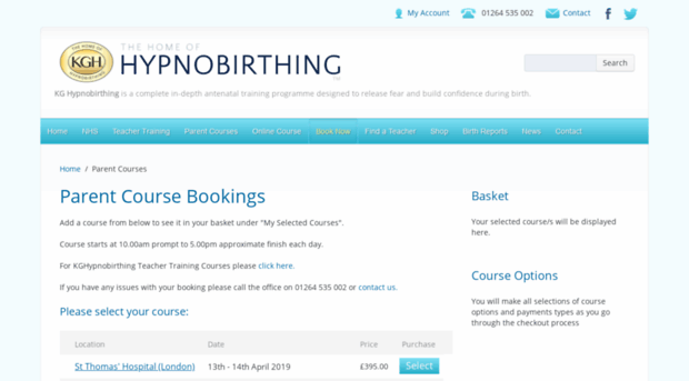 bookings.kghypnobirthing.com