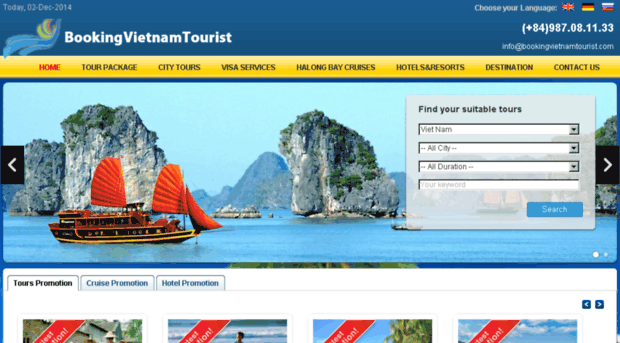 bookingvietnamtourist.com