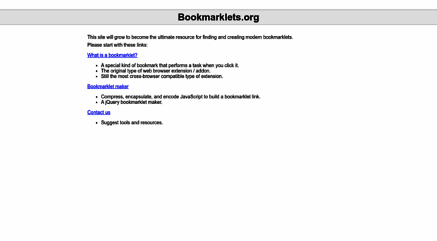 bookmarklets.org