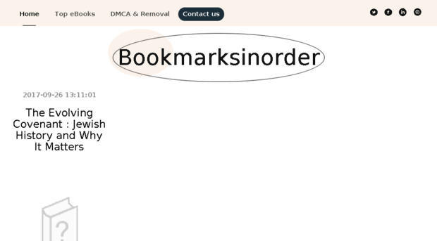 bookmarksinorder.info