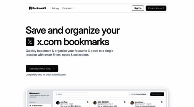 bookmarkx.io