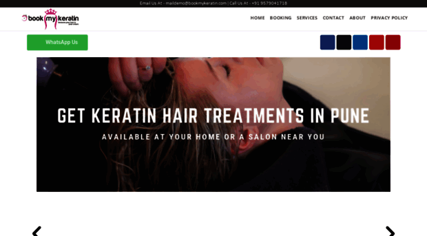 bookmykeratin.com