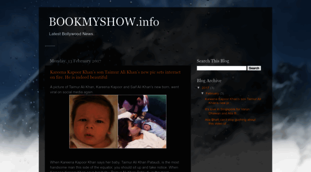 bookmyshow.info