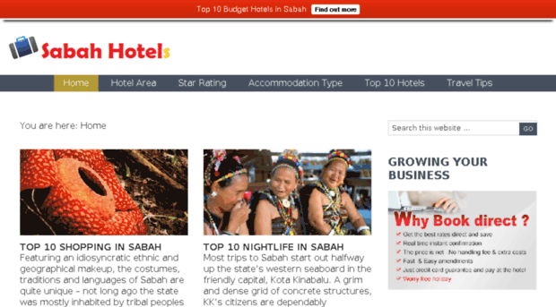 booksabahhotels.com