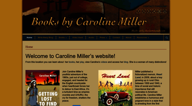 booksbycarolinemiller.com