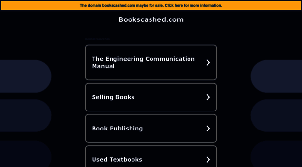 bookscashed.com