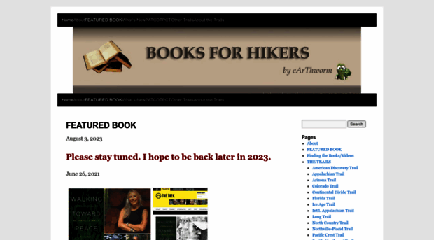 booksforhikers.com